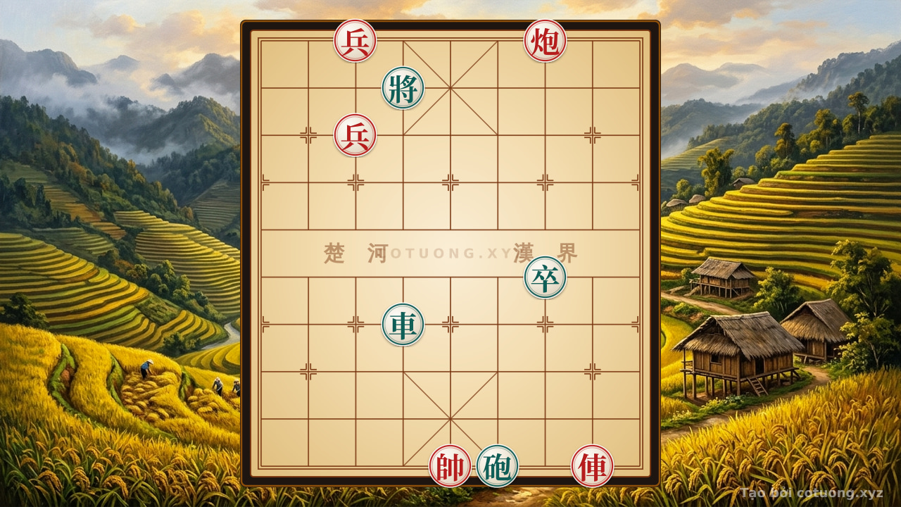 Thế cờ: Xiangqi Mastery: Red Chariot Escape, Black Cannon Blockade - Advanced Tactics — Cờ Tướng Online