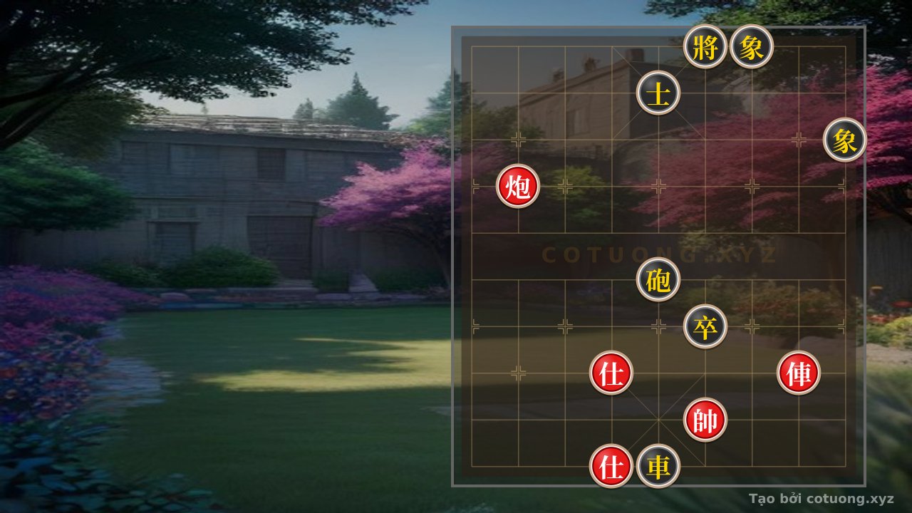 Thế cờ: Red Cannon on File 8, Rank 7: A Deadly Strategy in Chinese Chess — Cờ Tướng Online