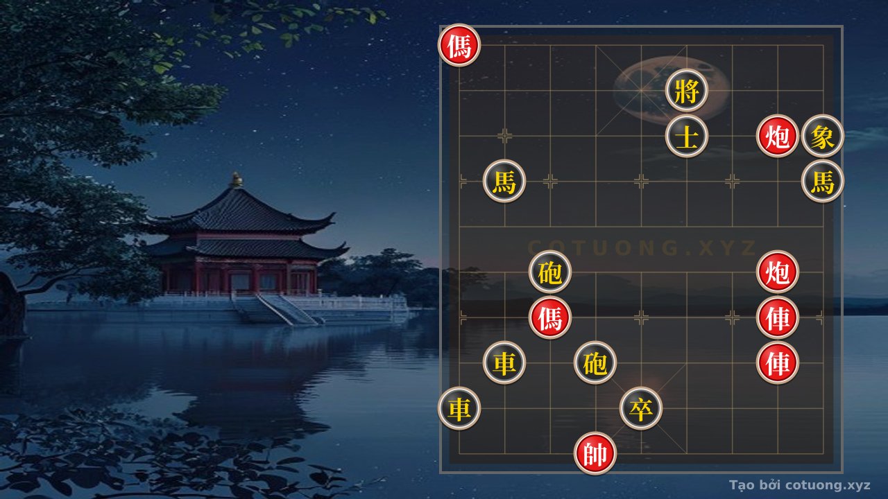 Thế cờ: Classic Checkmate: When Red's 2 Rooks, 2 Cannons, and 2 Horses Face Black's 2 Rooks, 2 Cannons, and 2 Horses - Mastering the Ultimate Xiangqi Strategy — Cờ Tướng Online