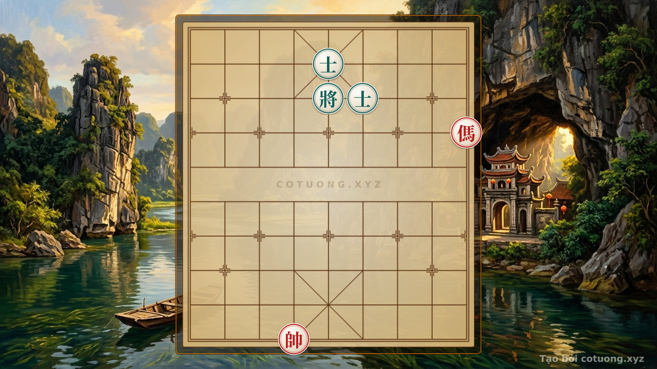 Thế cờ: Xiangqi (Chinese Chess): The Red Horse's Lethal Counterattack Against Two Black Advisors – The Most Dangerous Breakthrough Strategy — Cờ Tướng Online