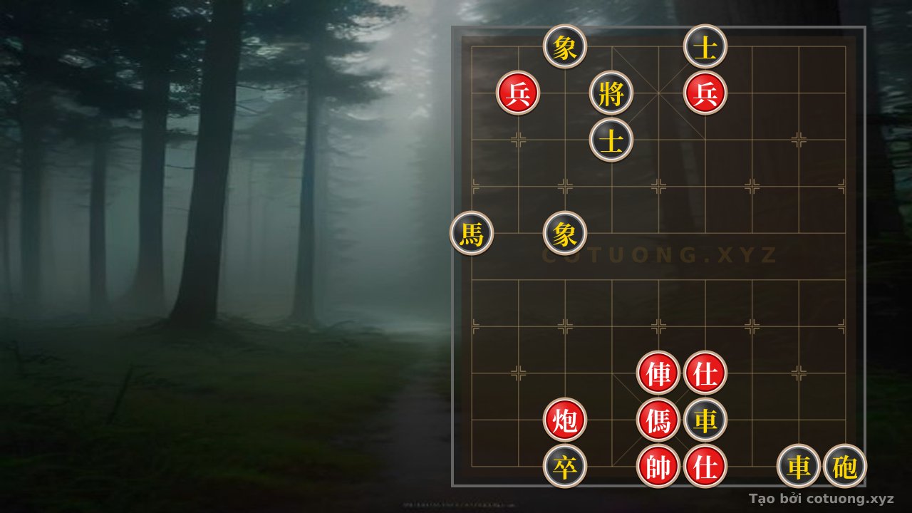 Thế cờ: Xiangqi: The Strategy of Defeating Black in 10 Moves - Mastering the Endgame from the Board — Cờ Tướng Online