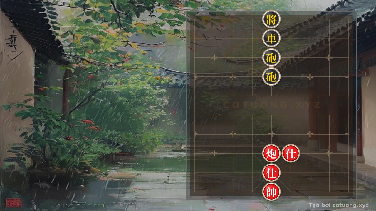 Thế cờ: Endgame Masterpiece: Red Cannon vs. Black Chariot - The Ancient Trap That Shakes the Chessboard — Cờ Tướng Online
