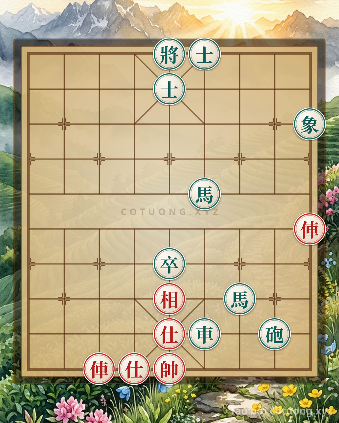 Challenge: Counterattacking Defense: The Art of Parrying Black's Strike in the 'Two Horses Interlocking' Formation - Can you solve it?
