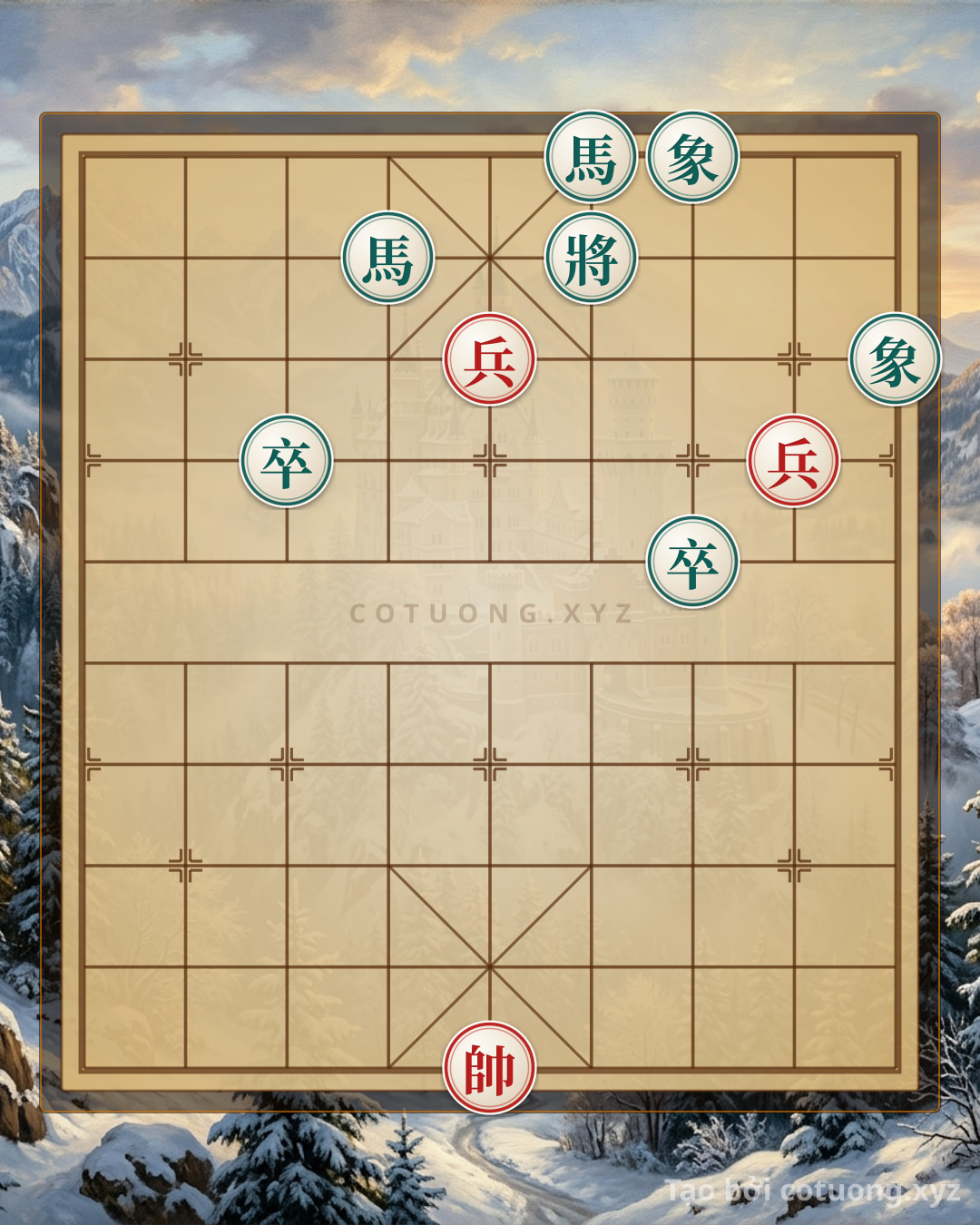 Thế cờ: Xiangqi Tactics: Winning Strategies with Unique Positions — Cờ Tướng Online