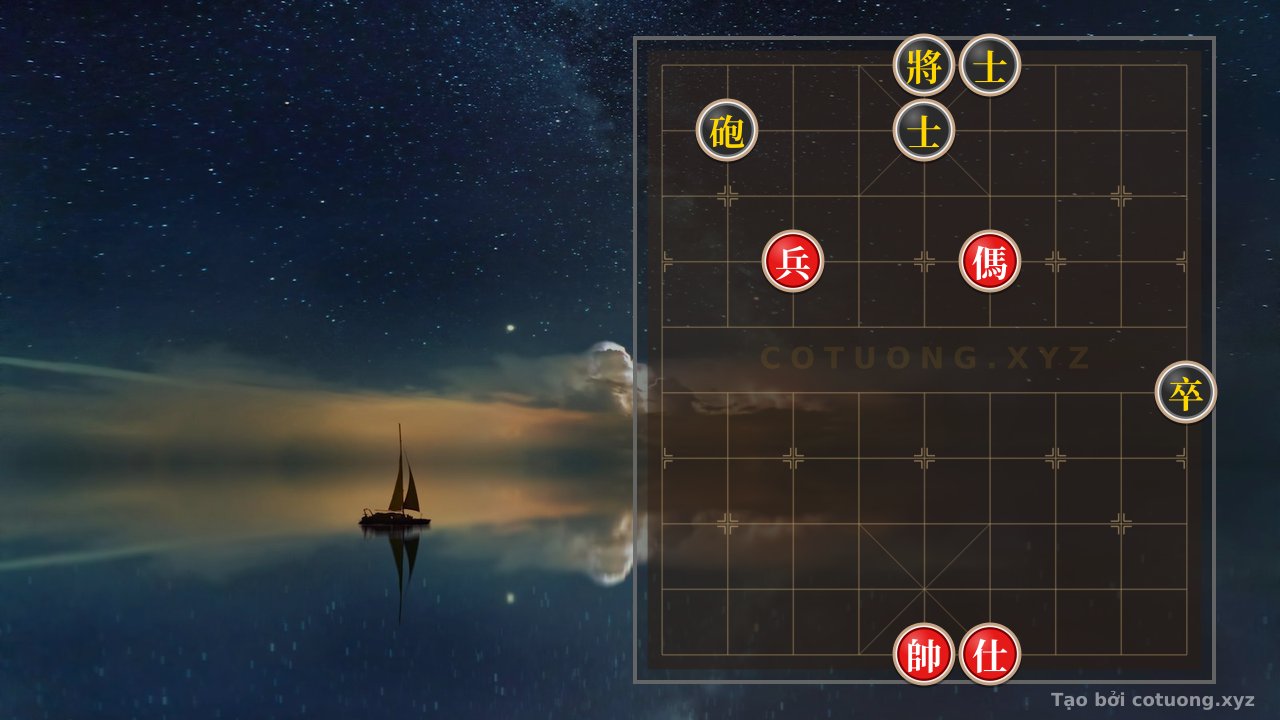 Thế cờ: Xiangqi: Red's Strategic Breakthrough - Black Advisor Trapped Like a Weasel — Cờ Tướng Online