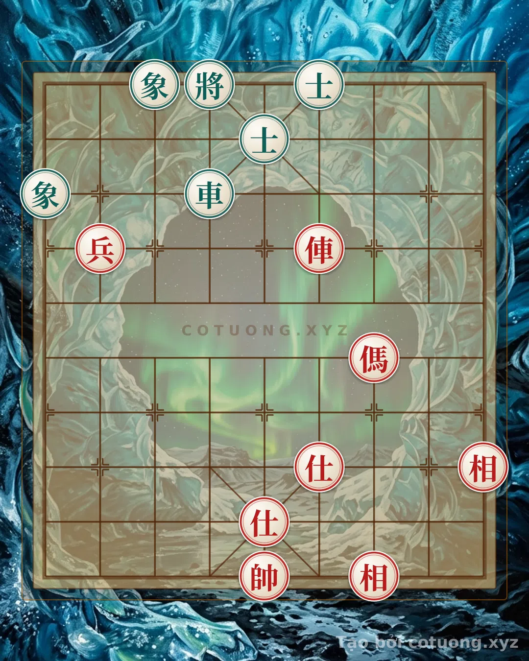 Thế cờ: Black's Trap on the Board: Strategy to Expose the Red Chariot at 4th Rank, 7th File — Cờ Tướng Online