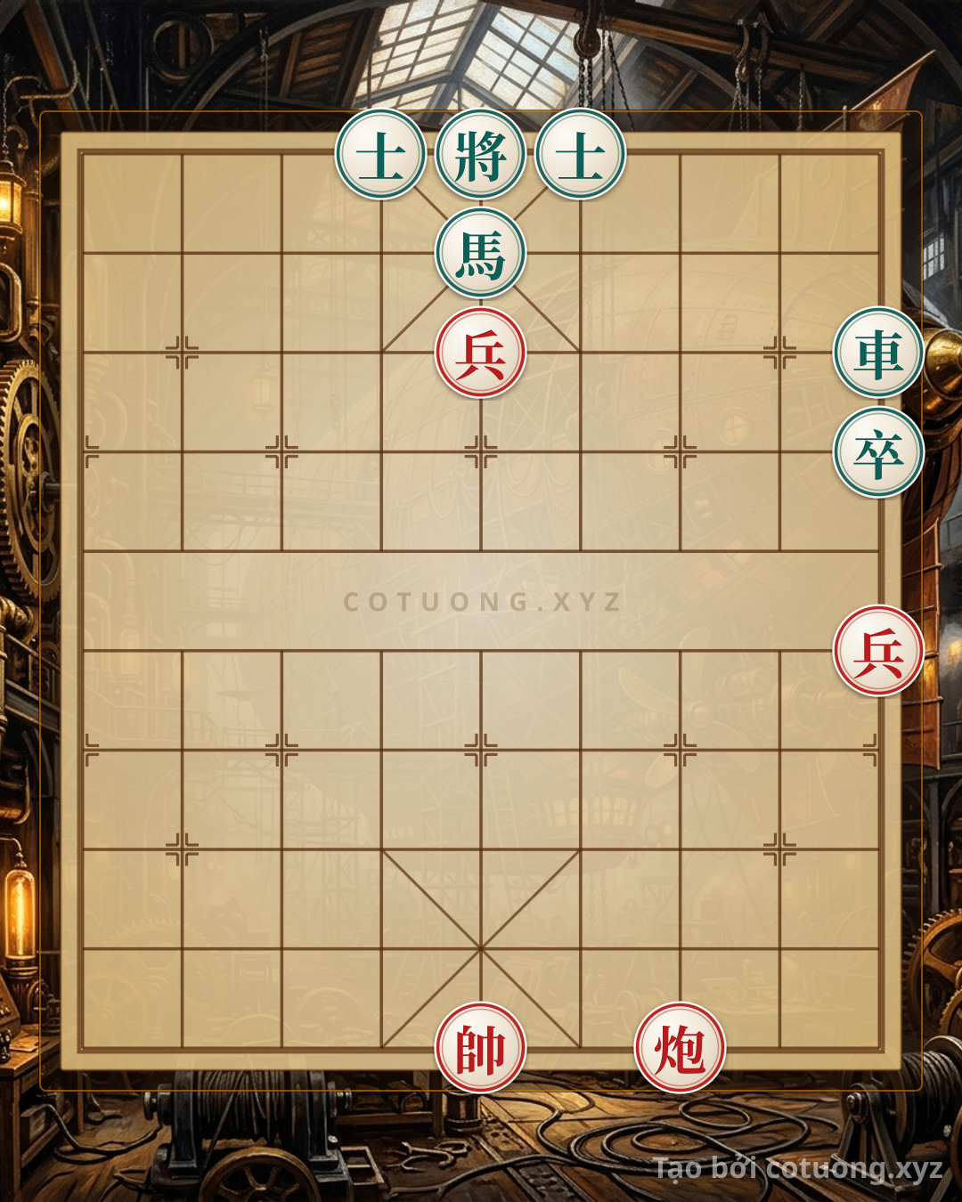 Challenge: Lưỡng chốt phò trợ, đoạt tướng bình thiên hạ - Can you solve it?