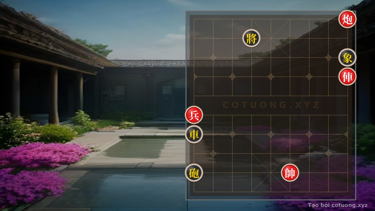 Thế cờ: Pháo Đỏ Lộ 1 Bắn Trúng Tướng Đen: Chiến Thuật Phế Quân Cực Hiểm — Cờ Tướng Online