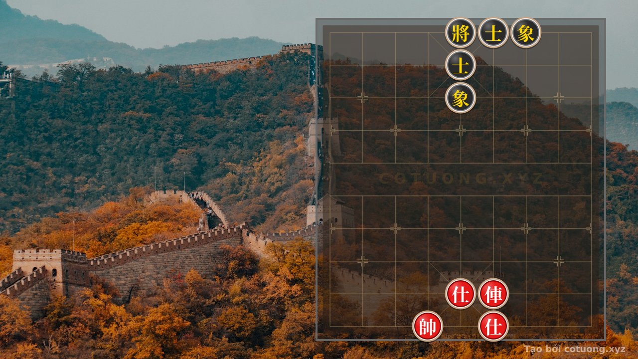Thế cờ: Xiangqi Position: Red Chariot Isolated, Black Advisors Blocked - Key Tactical Moves — Cờ Tướng Online