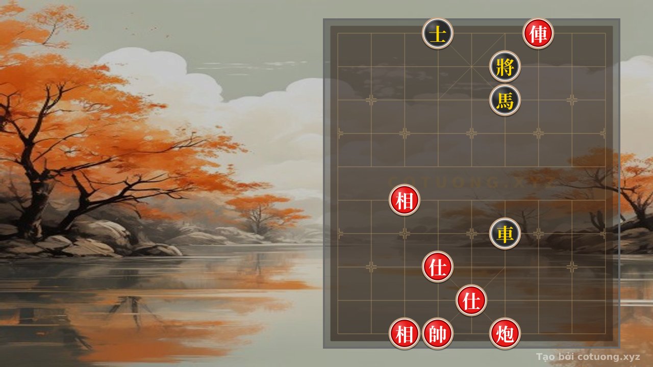 Thế cờ: Counterattacking General's Gambit: Mastering the Double Horse-Cannon Strategy to Navigate the River of Sorrows — Cờ Tướng Online