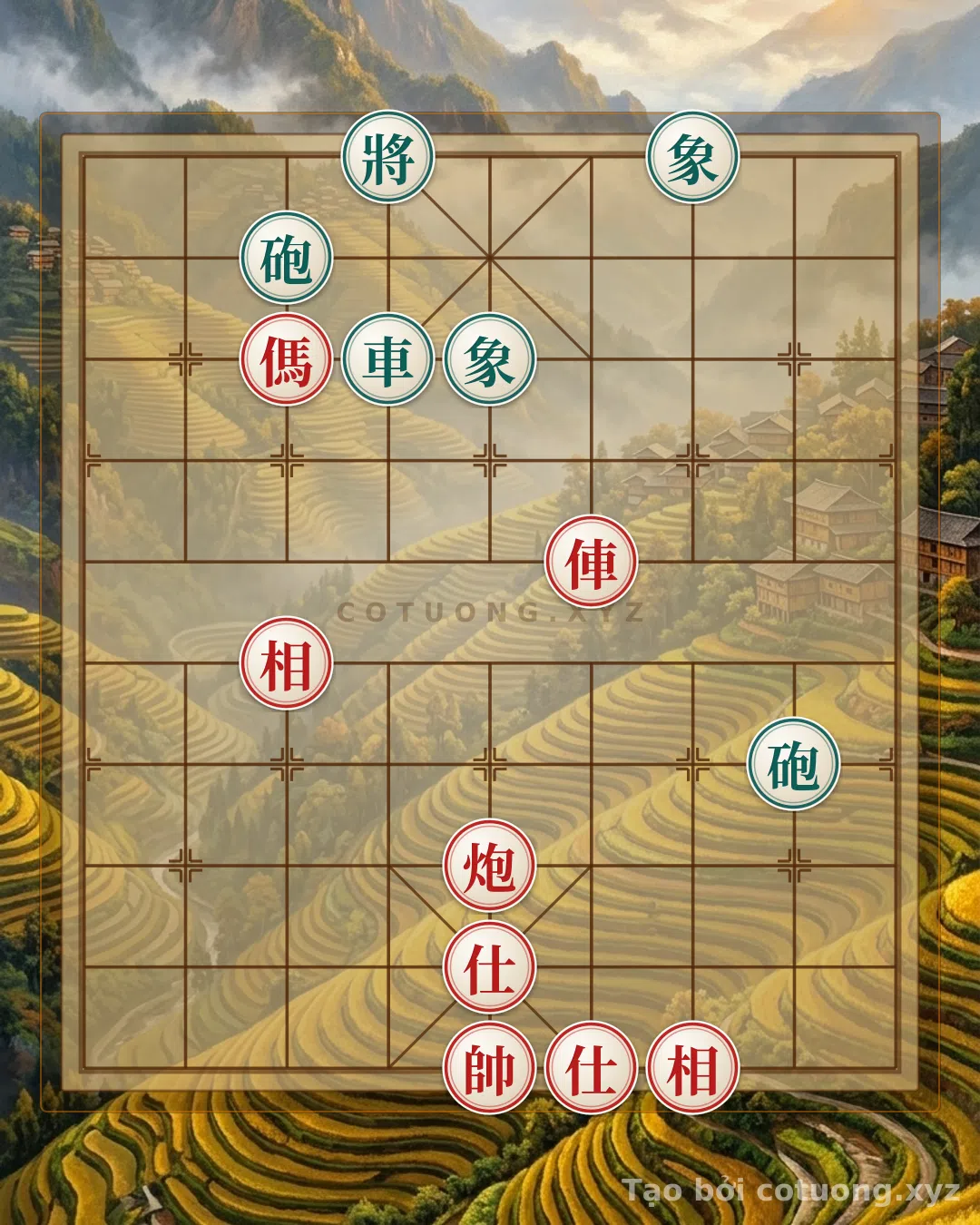 Thế cờ: Xiangqi Master: The Art of the Rook-Cannon-Horse Formation - Secret Strategies in Chinese Chess — Cờ Tướng Online