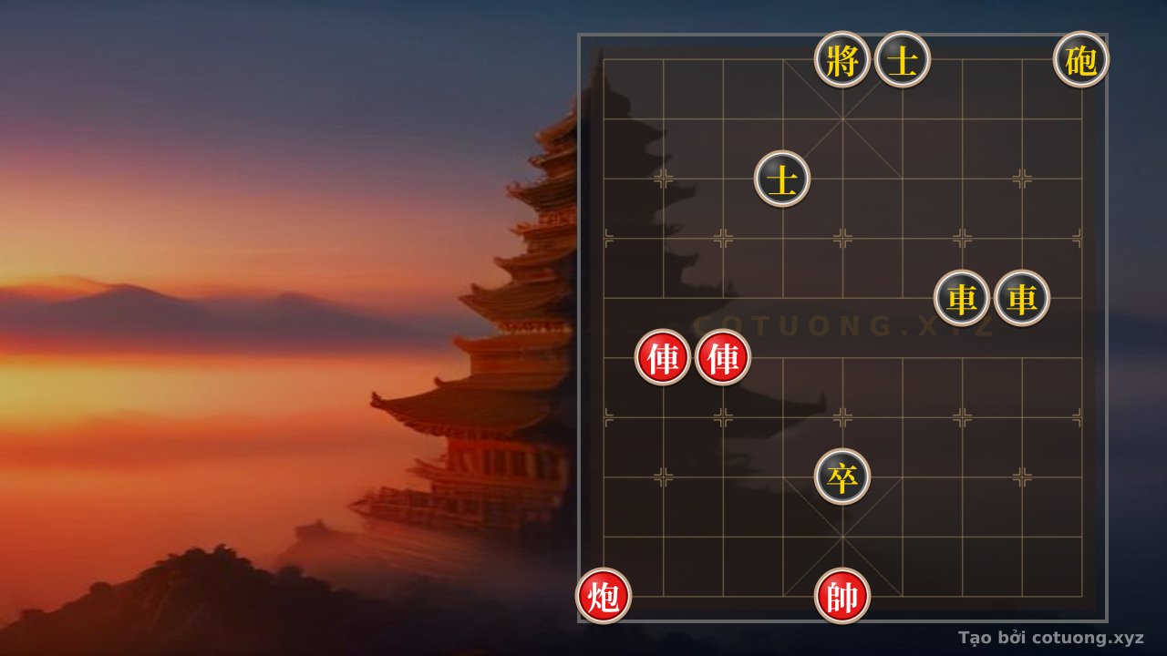 Thế cờ: Xiangqi: The Red Chariot's Crushing Move - Wind and Earth Strategy — Cờ Tướng Online