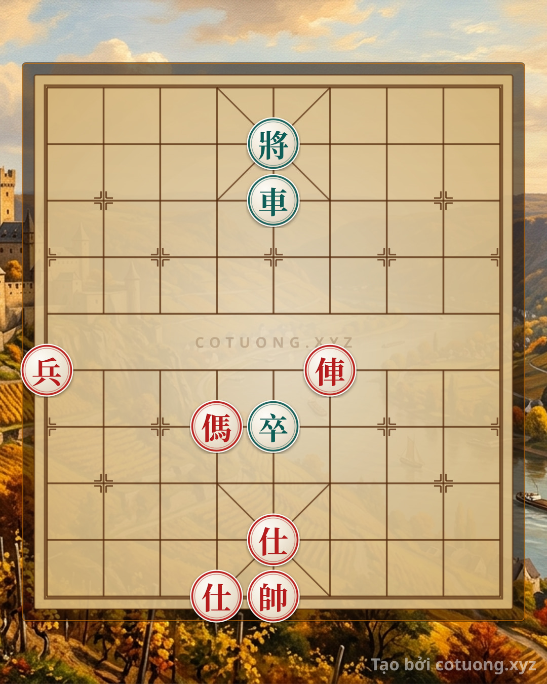 Challenge: Classic Xiangqi Position: Red Rook Penetrates, Black Pawn is Trapped - Basic Tactics for Beginners - Can you solve it?