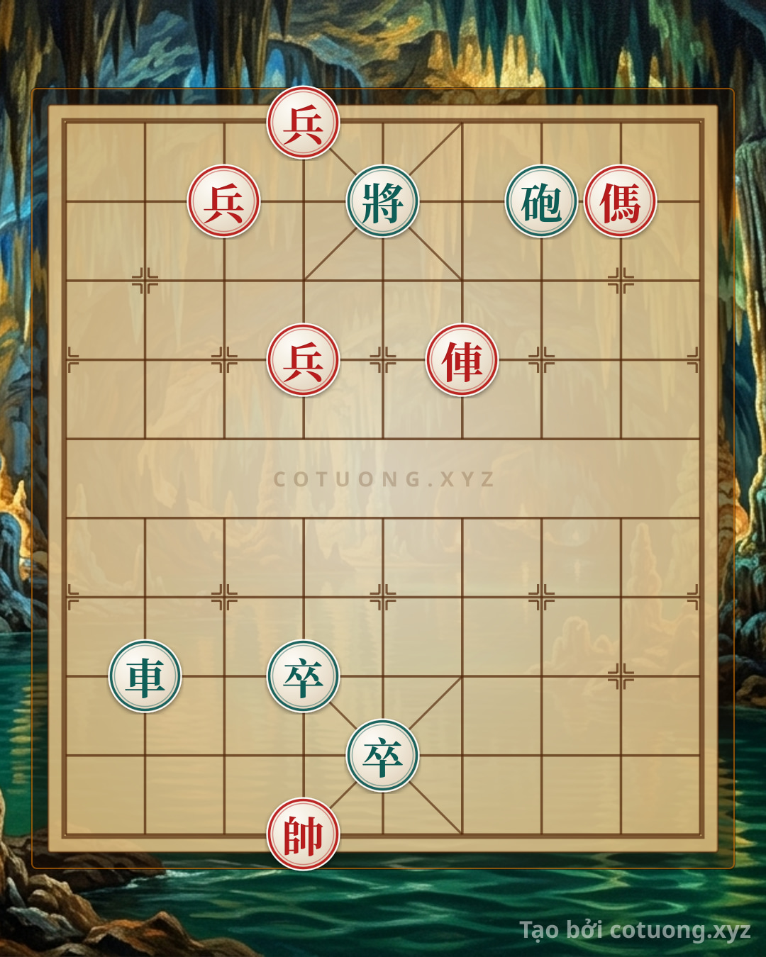 Challenge: Coordinating to the Red's Critical Position: Determining the First Strategic Move in the Locked Cannon Formation - Can you solve it?