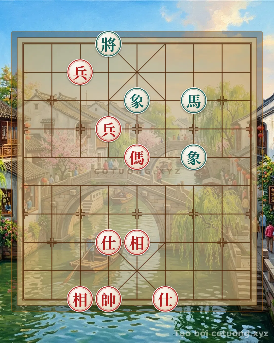 Thế cờ: The Secret to Breaking the Xiangqi Master's Game: Red Horse vs. Black Elephant - The Move That Leaves the Opponent in Shock — Cờ Tướng Online