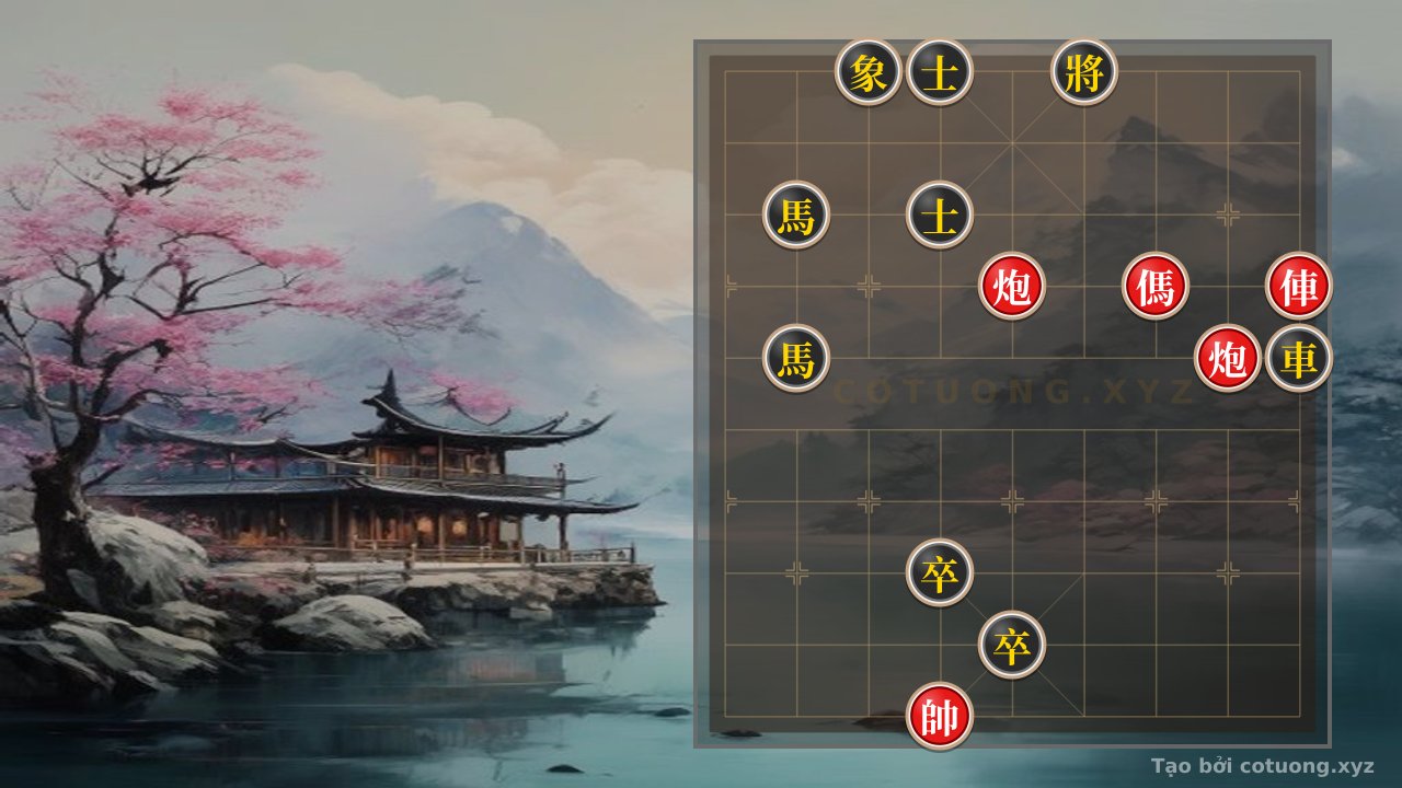 Thế cờ: The Secret of Breaking the River and Lake Formation: Red Chariot Double Cannons Horse Crushes Black Chariot Double Horses - When Red Moves First! — Cờ Tướng Online