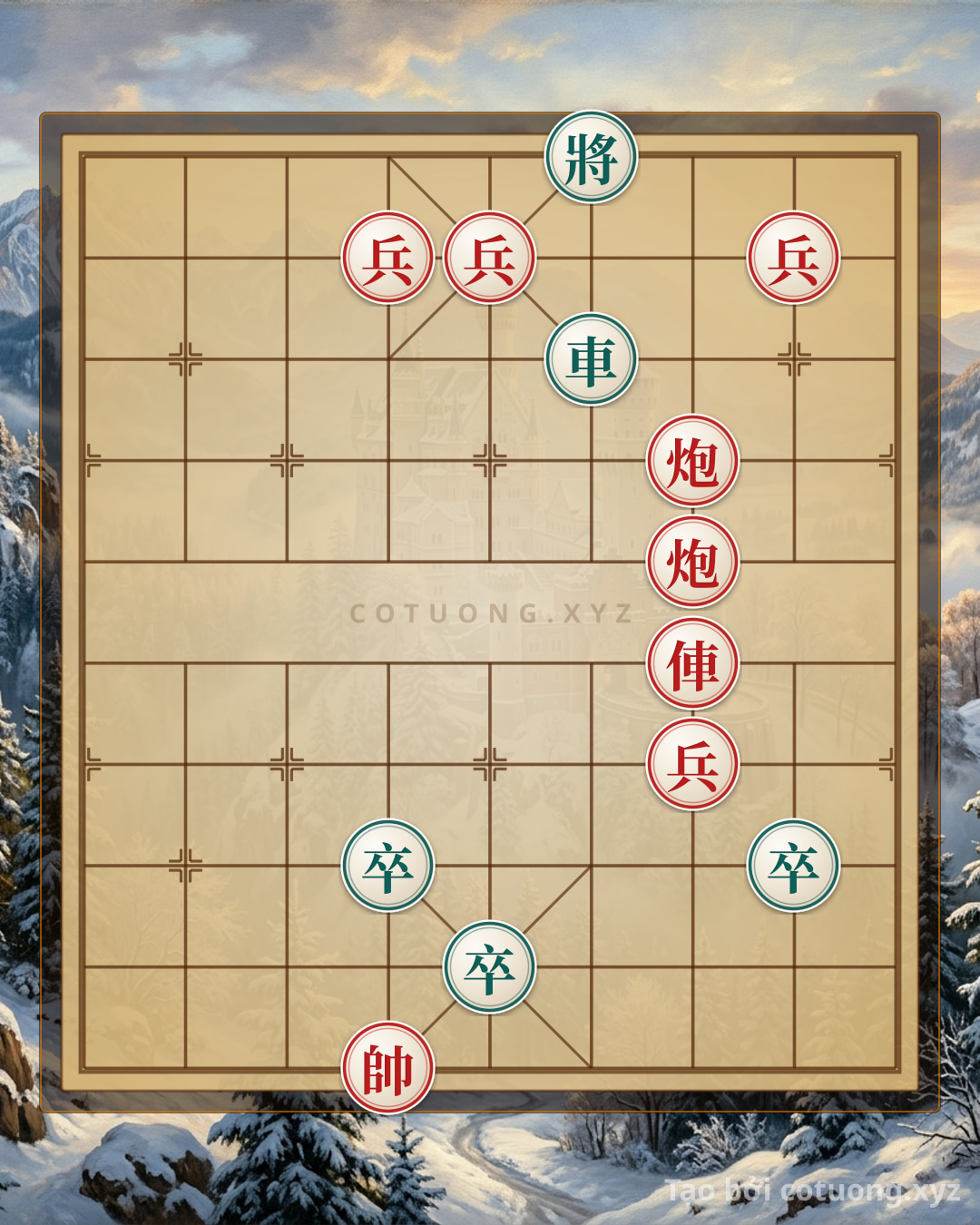 Challenge: Mastering the Ultimate Checkmate: How Red's Rook, 2 Cannons, and 4 Pawns Crush Black's Rook and 3 Pawns in an Instant! - Can you solve it?