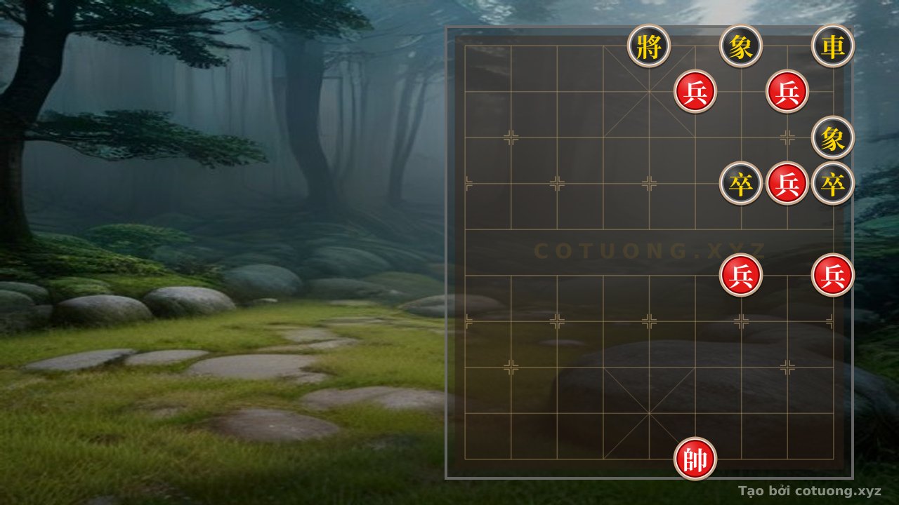 Thế cờ: Red General: Chess Strategy When Black Pawn Encircles Red General — Cờ Tướng Online