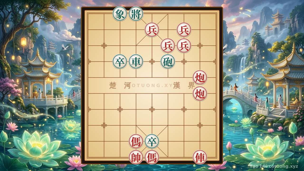 Thế cờ: Red General vs Black: Strategic Breakthrough from Double Horse Legs — Cờ Tướng Online