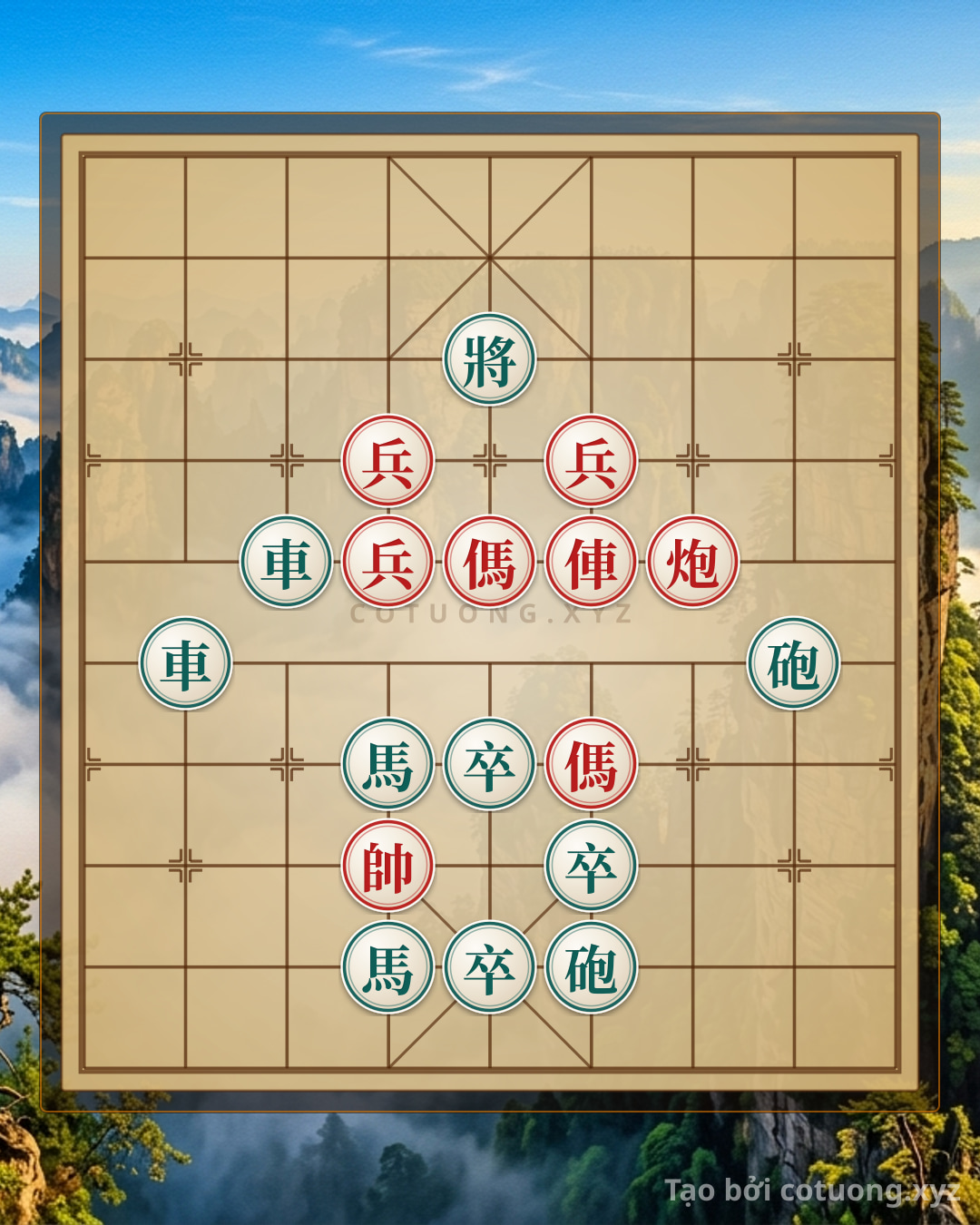 Challenge: Classic Endgame: Red Rook-Cannon 2 Horses 3 Pawns Defeat Black 2 Rooks 2 Cannons 2 Horses 3 Pawns - Unmissable Tactical Secrets - Can you solve it?
