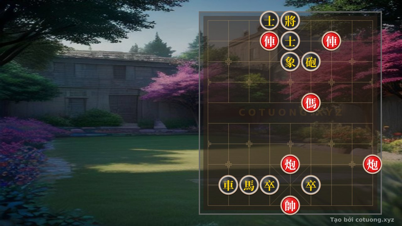 Thế cờ: Xiangqi: Red's Superior Strategy in the Double Horse Face-to-Face Formation — Cờ Tướng Online
