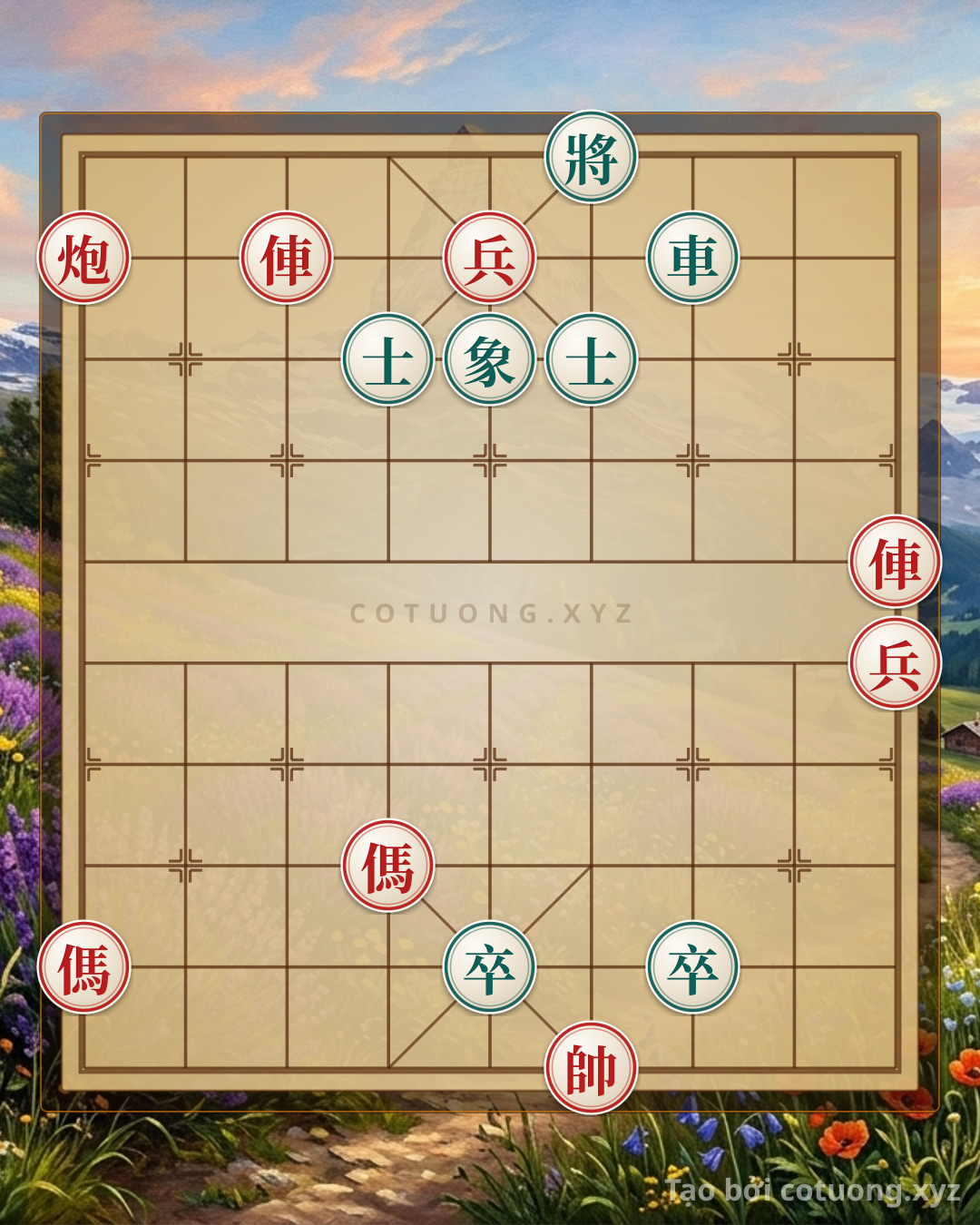 Challenge: Classic Checkmate Trick: 2 Rooks, 2 Cannons, and 2 Horses Crush the Black Rook in 3 Moves - Advanced Xiangqi Tactics for Beginners - Can you solve it?