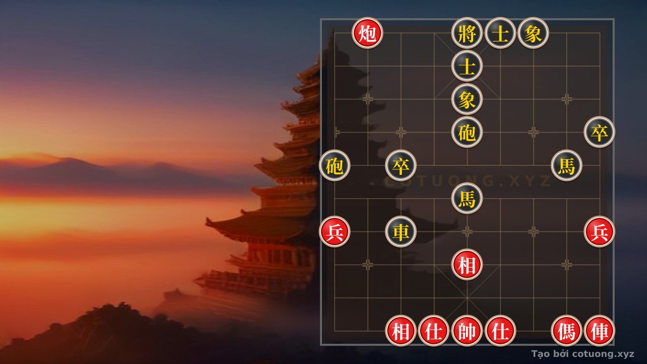 Thế cờ: Red Cannon Opening on File 8: Traps, Blunders and Winning Moves in Online Xiangqi — Cờ Tướng Online