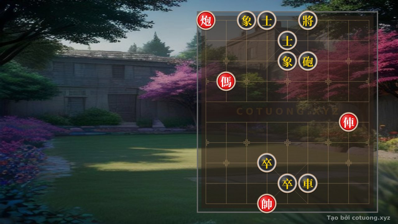 Thế cờ: The Death Trap: Red Cannon at 9-10 Kills Black Chariot at 6-2 — Cờ Tướng Online