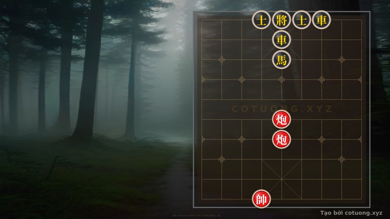 Thế cờ: Red General Chess: The Strategy of Destroying the Black Horse in the Double Horse Face-to-Face Formation — Cờ Tướng Online