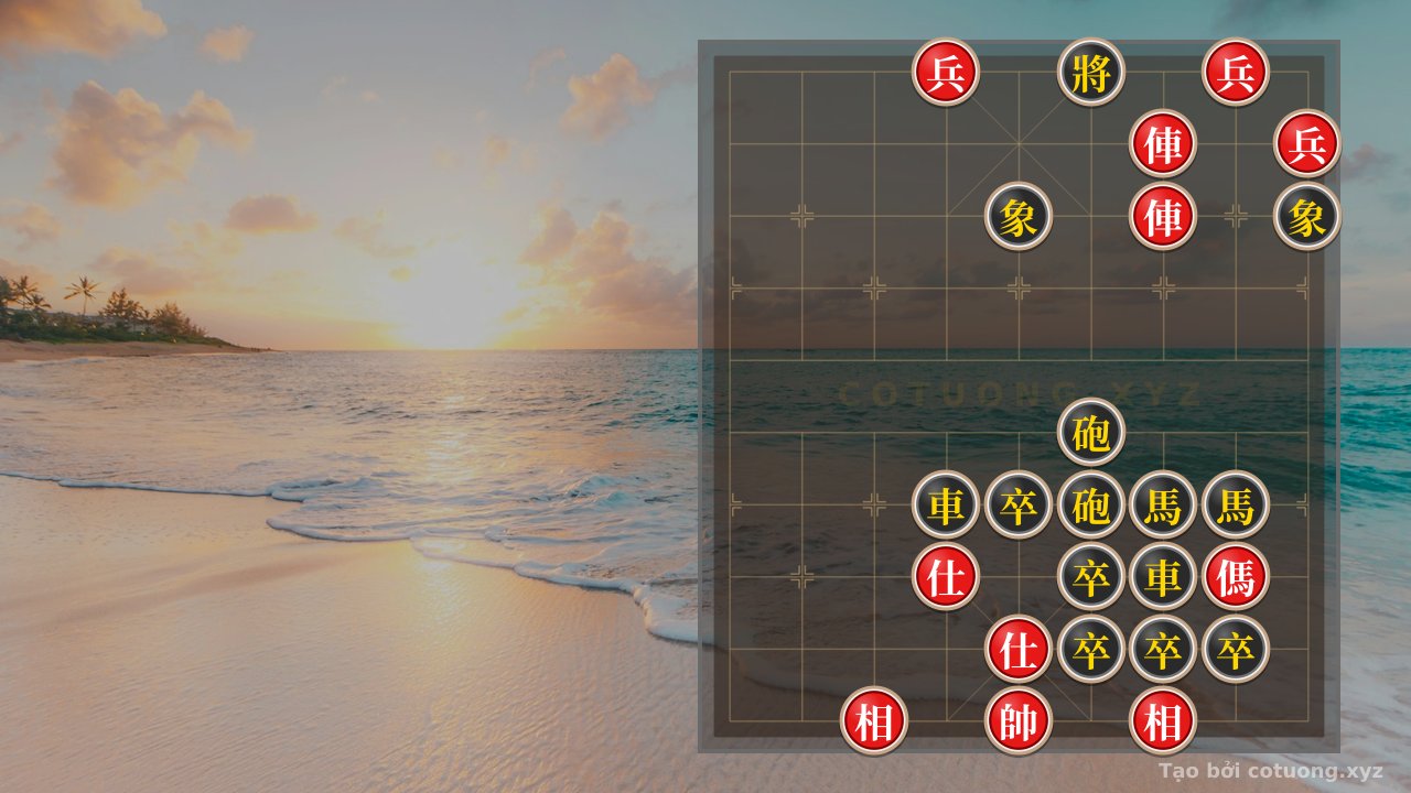 Thế cờ: The Hidden Masterpiece of Xiangqi: When the Red Horse Leaps Amidst a Sea of Black Pawns — Cờ Tướng Online