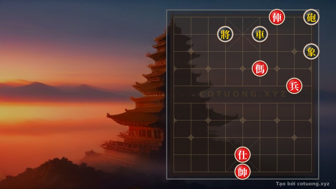 Thế cờ: Black Trap: Red Chariot Exposed on File 3, Rank 10 - Life-and-Death Strategy for the Red Side — Cờ Tướng Online