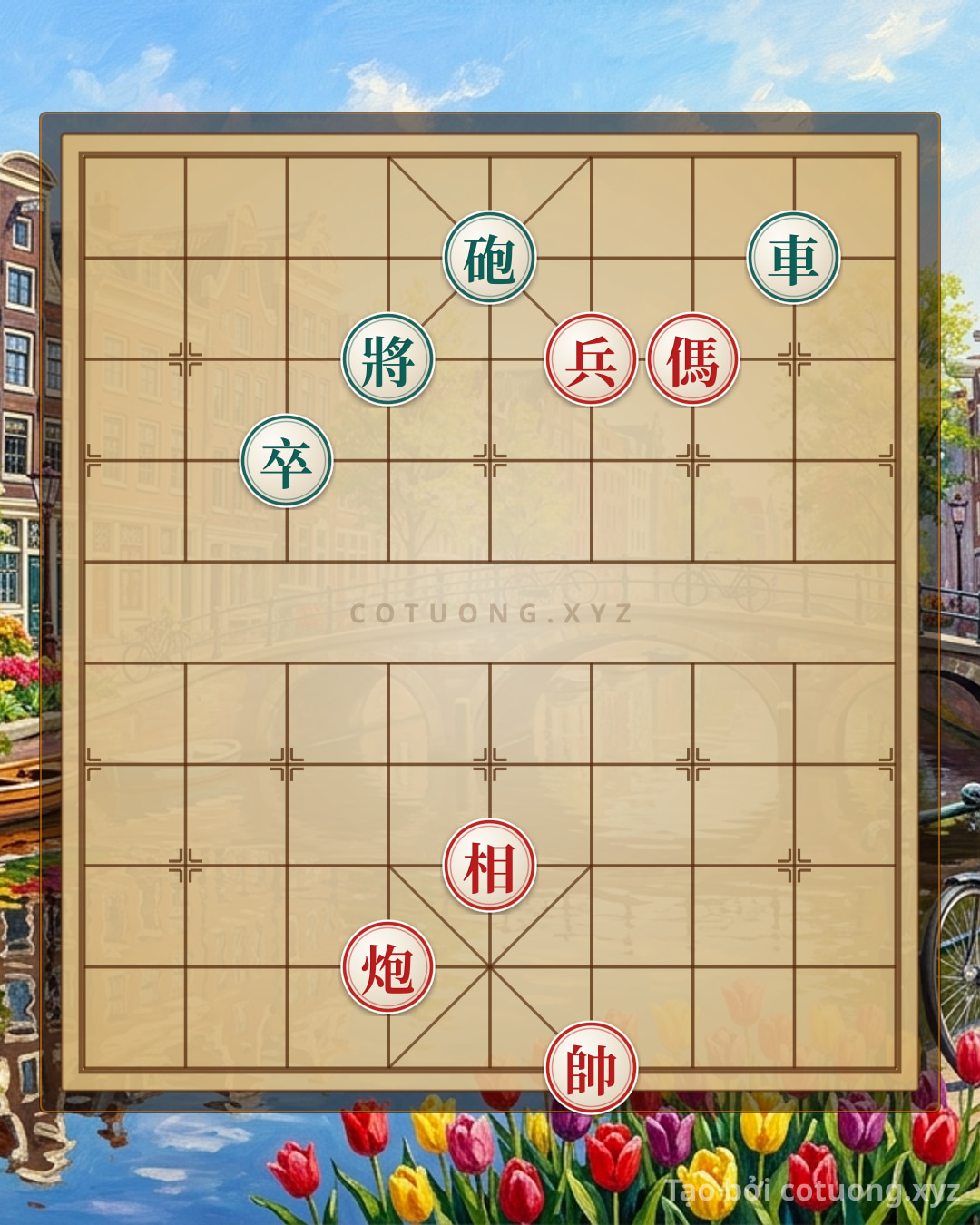 Challenge: Super Difficult Xiangqi: Flipping the Board with Hidden Pao (Red Cannon) Counterattack - Psychological Chess Tactics - Can you solve it?