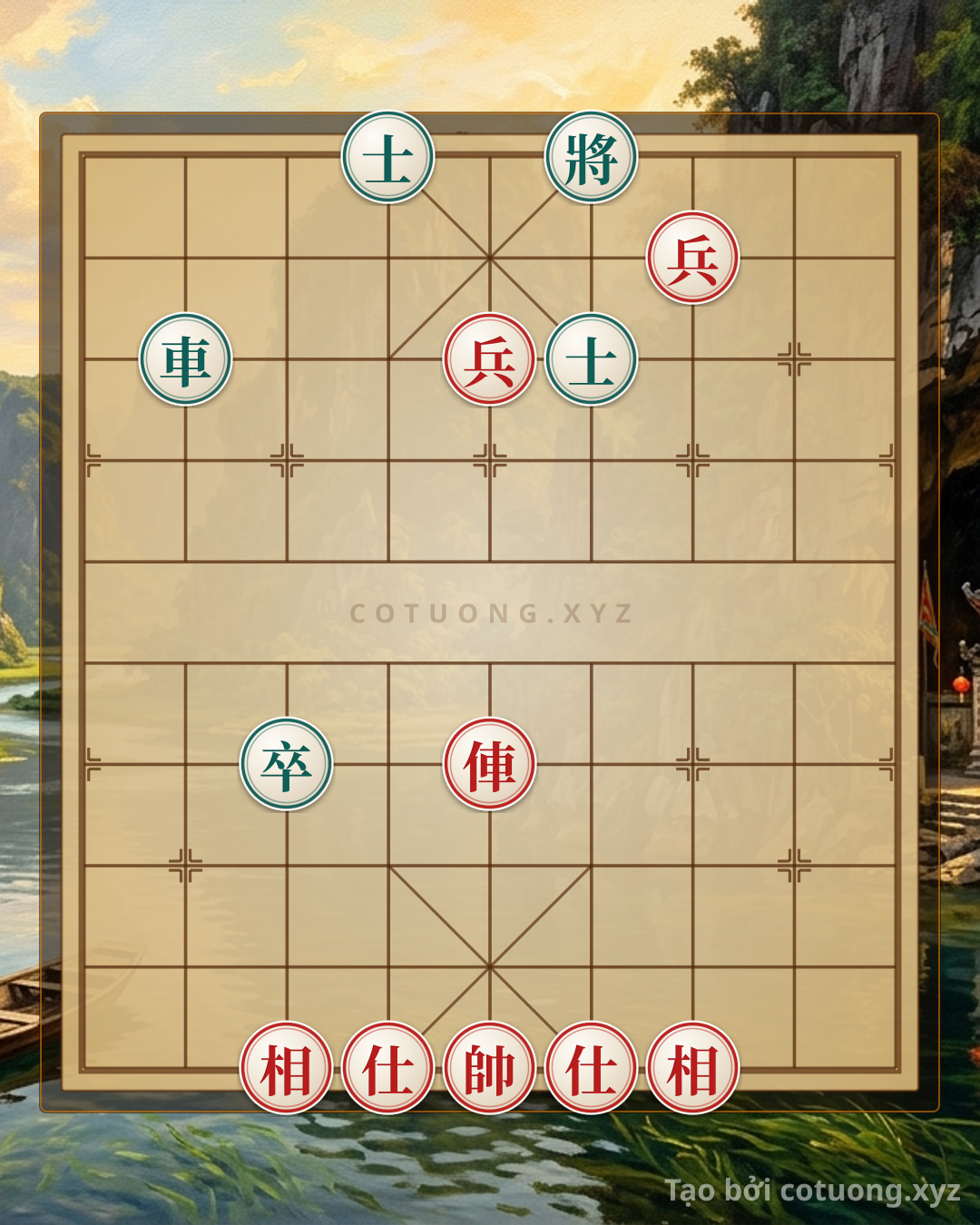 Challenge: The Legendary Endgame Trick: Red Chariot Pierces - White Pawn Blocks the Black General in a Hair's Breadth! - Can you solve it?