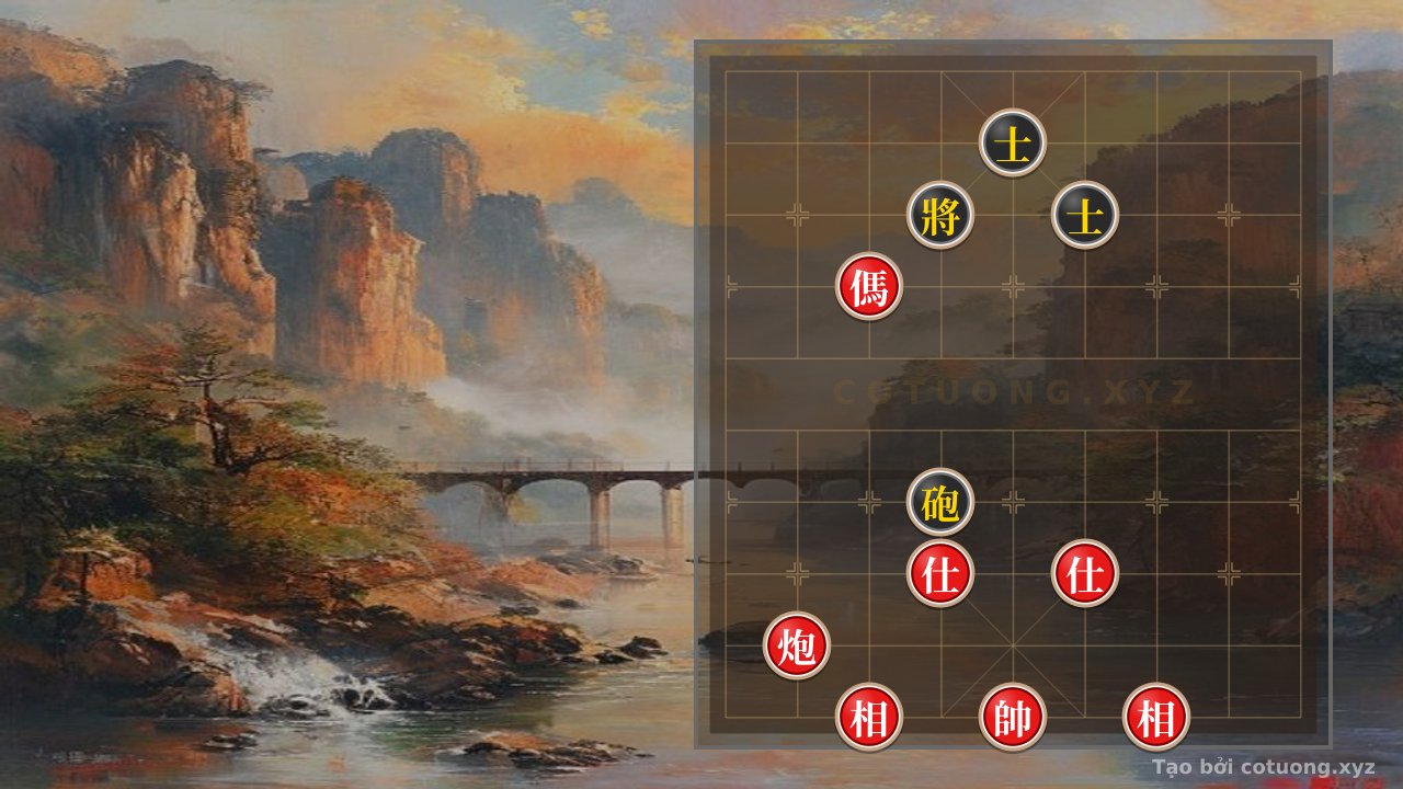 Thế cờ: Red General: The Trickery of the Red Horse Against the Black Advisor in the Battle of Xich Bi — Cờ Tướng Online