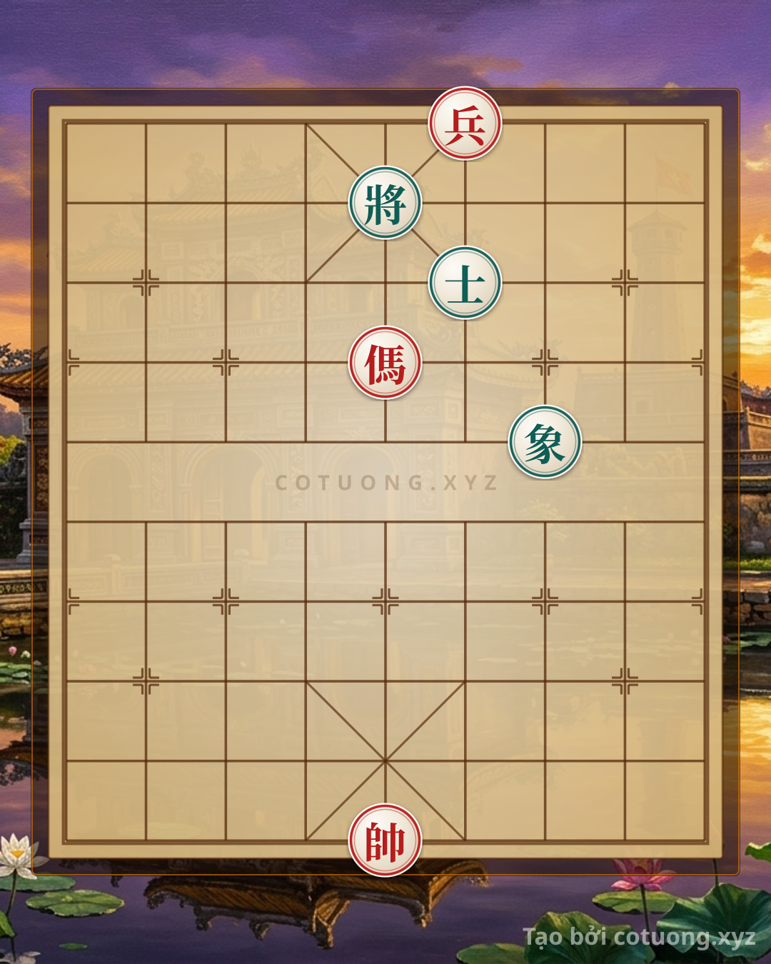 Challenge: The Flashing Red Horse Attack: How to Defeat the Black Bishop and Elephant in 3 Moves - Can you solve it?