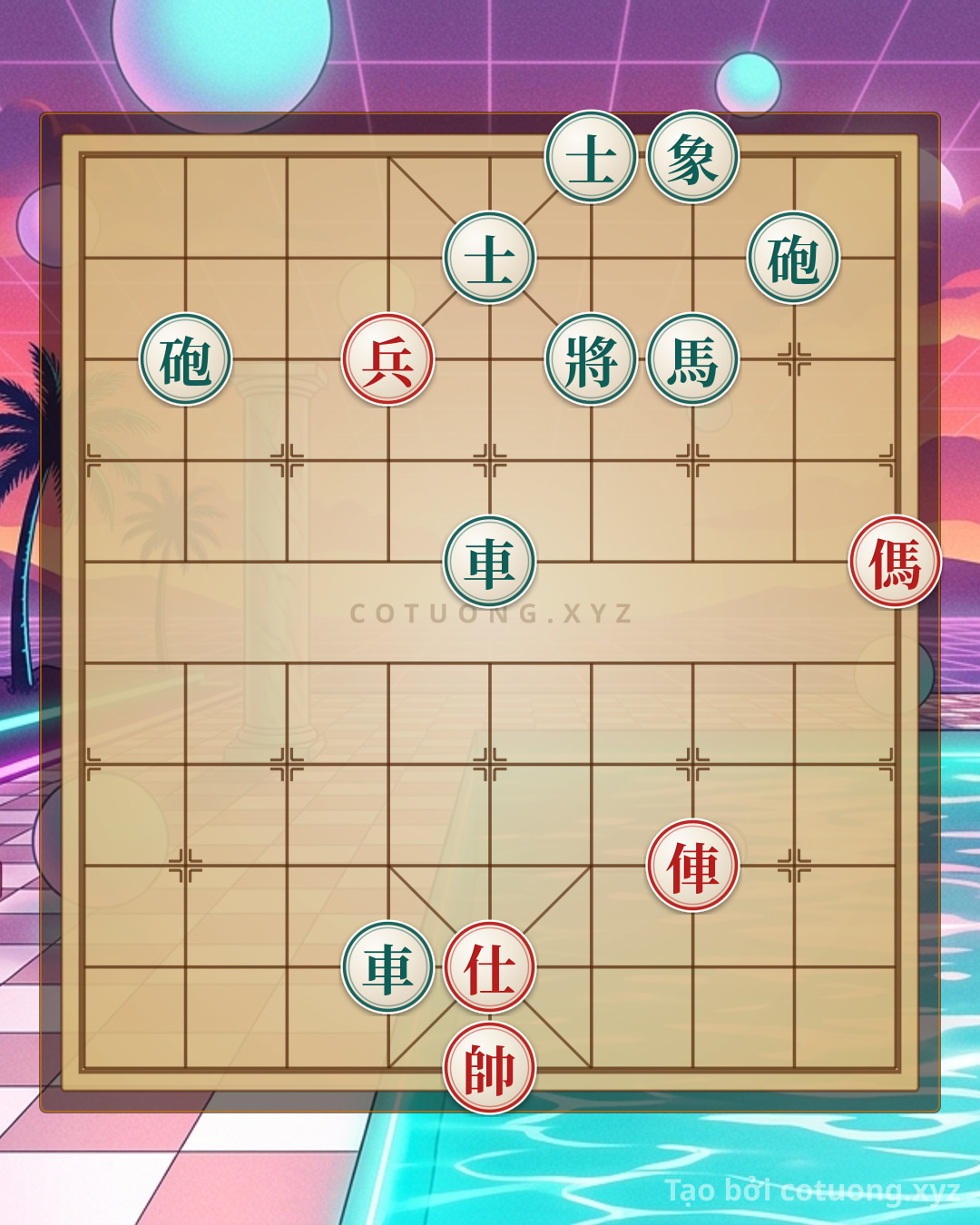 Challenge: Red General's Breakthrough: Rook-Horse Chariot-Soldier vs. 2Rooks 2Cannons Horse 2Advisors Elephants - Speed Checkmate Tips - Can you solve it?