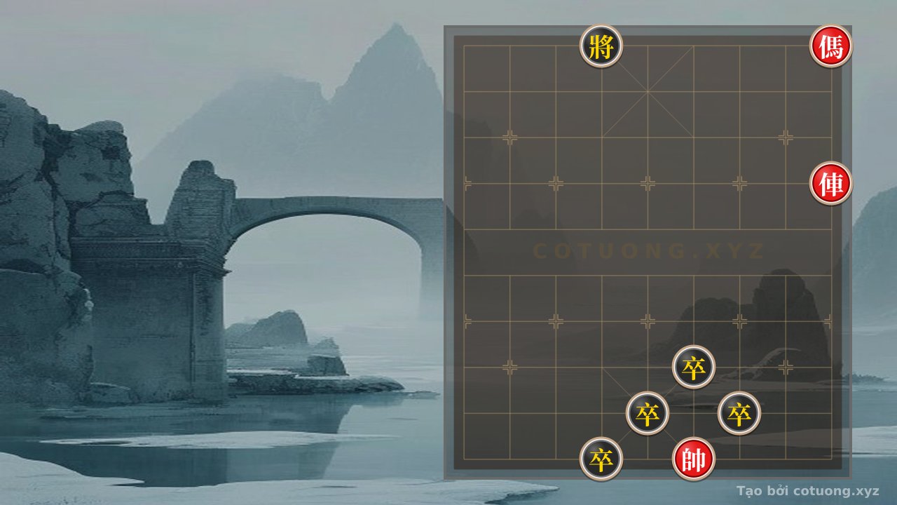 Thế cờ: Xiangqi: The Secret to Defeating 4 Pawns with 1 Rook and 1 Horse — Cờ Tướng Online