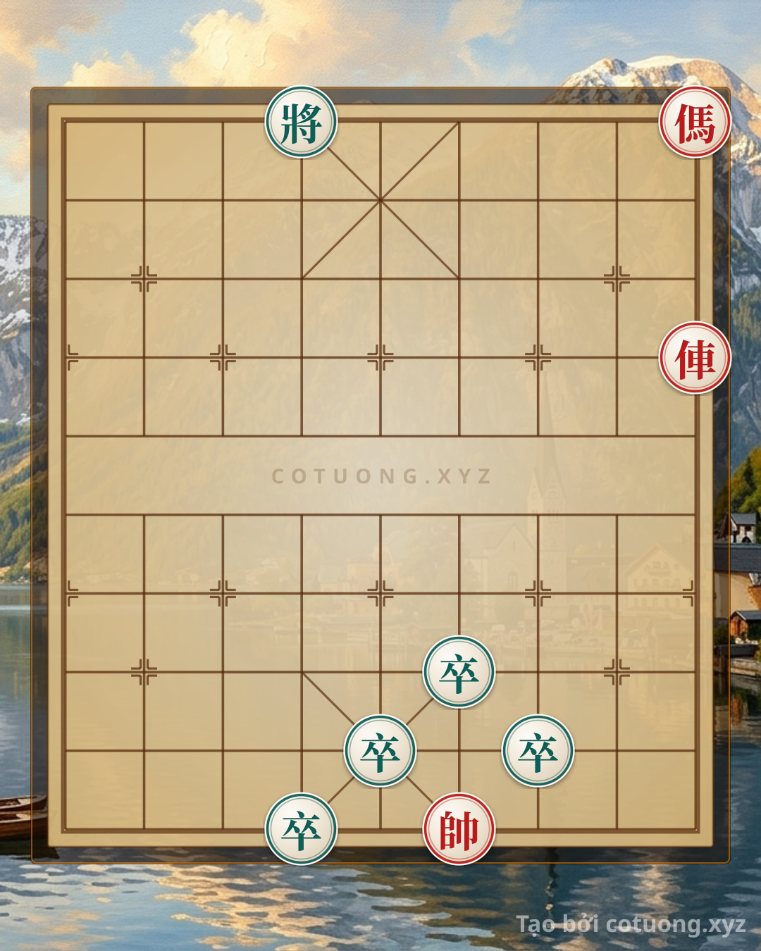 Challenge: Xiangqi: The Secret to Defeating 4 Pawns with 1 Rook and 1 Horse - Can you solve it?