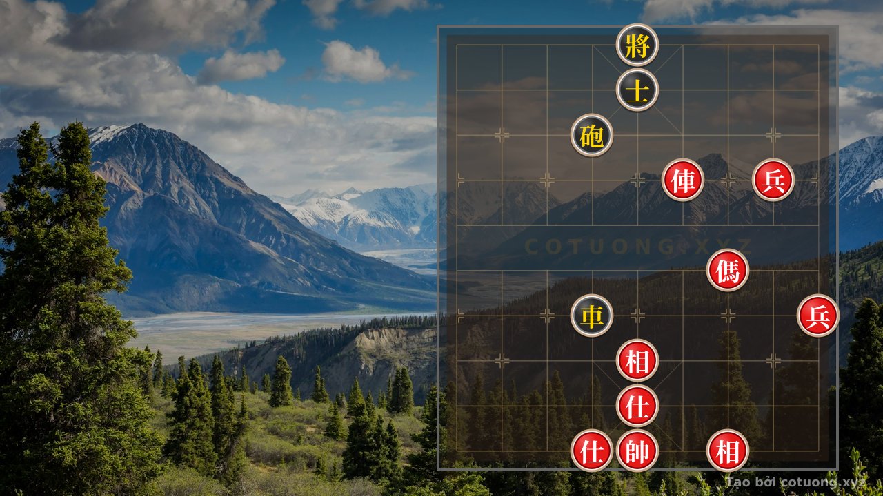 Thế cờ: Xiangqi: Defensive Counterattack Tactics for the Lone Red Chariot — Cờ Tướng Online