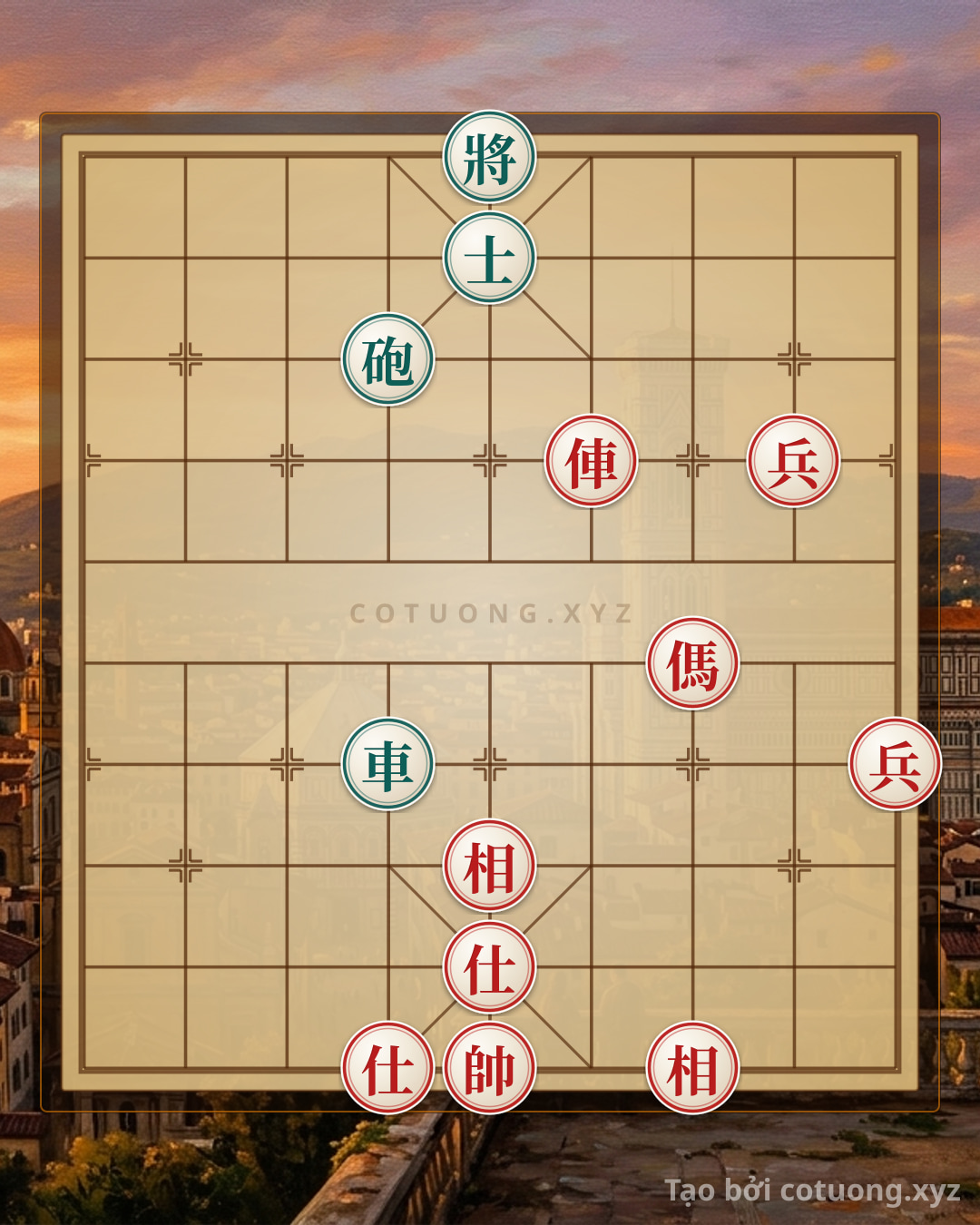 Challenge: Xiangqi: Defensive Counterattack Tactics for the Lone Red Chariot - Can you solve it?