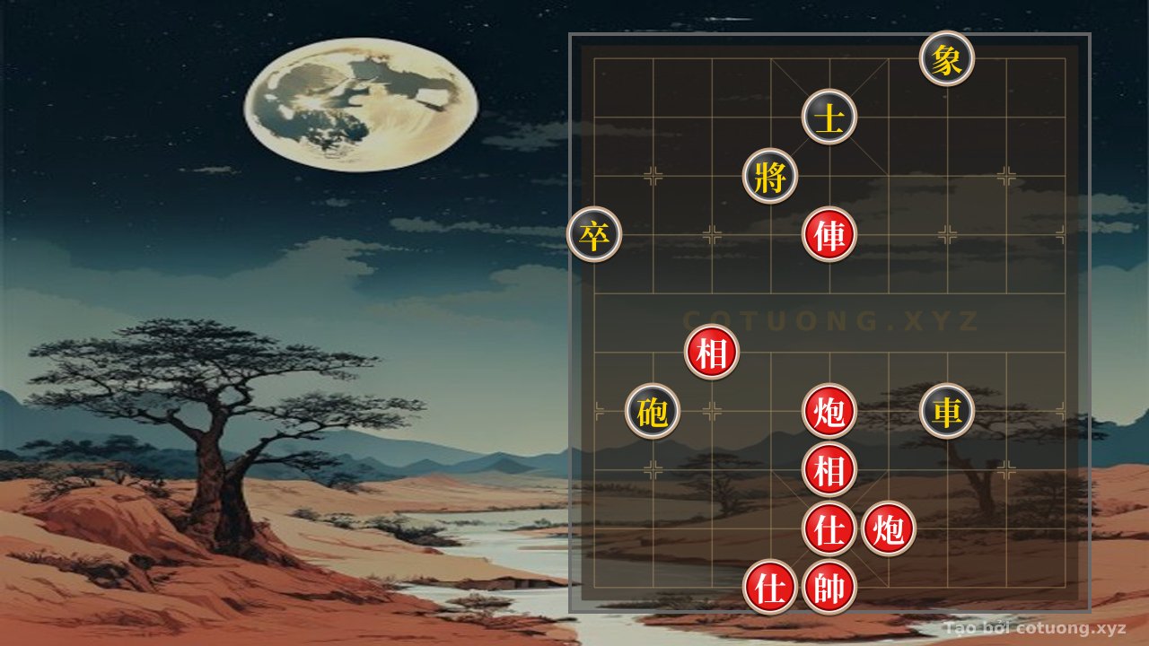 Thế cờ: The Hidden Mastery of Endgame Xiangqi: Double Rook vs. Cannon in a Heartbreaking One-Move Tragedy — Cờ Tướng Online