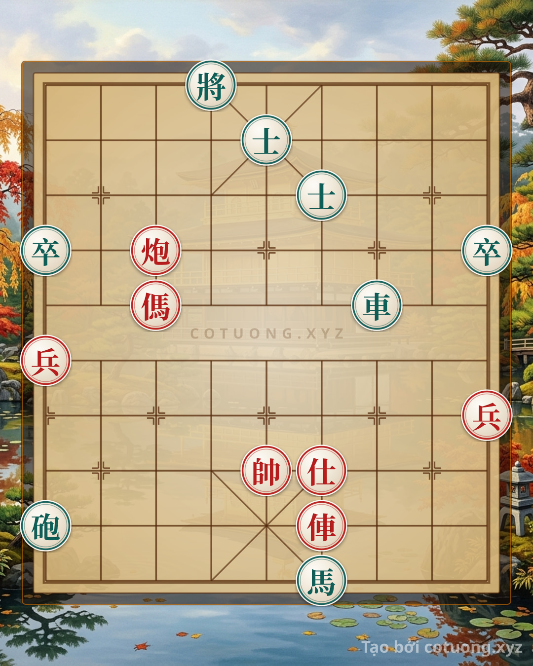 Challenge: Mastering Endgame Tactics: Rook Cannon Horse 2 Pawns - Detailed Guide for Beginners - Can you solve it?