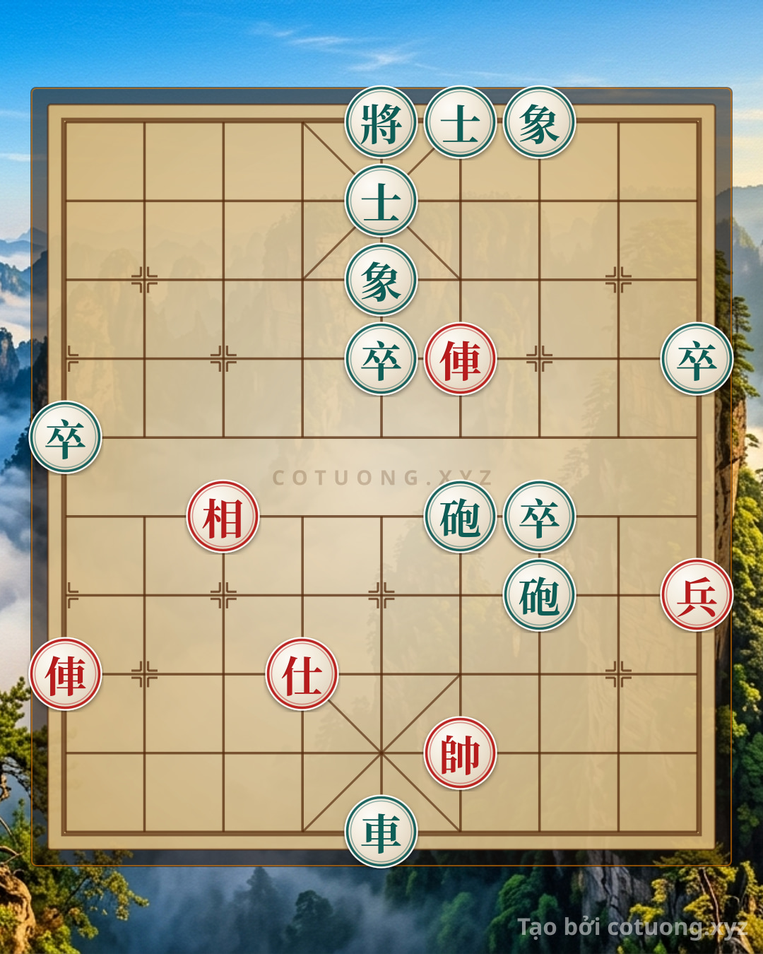 Challenge: Classic Xiangqi: The Art of Breaking 2 Rooks vs. 2 Cannons and 4 Pawns with 2 Rooks, Advisors, and Elephants - Mastering the Highest Deception Tactics - Can you solve it?