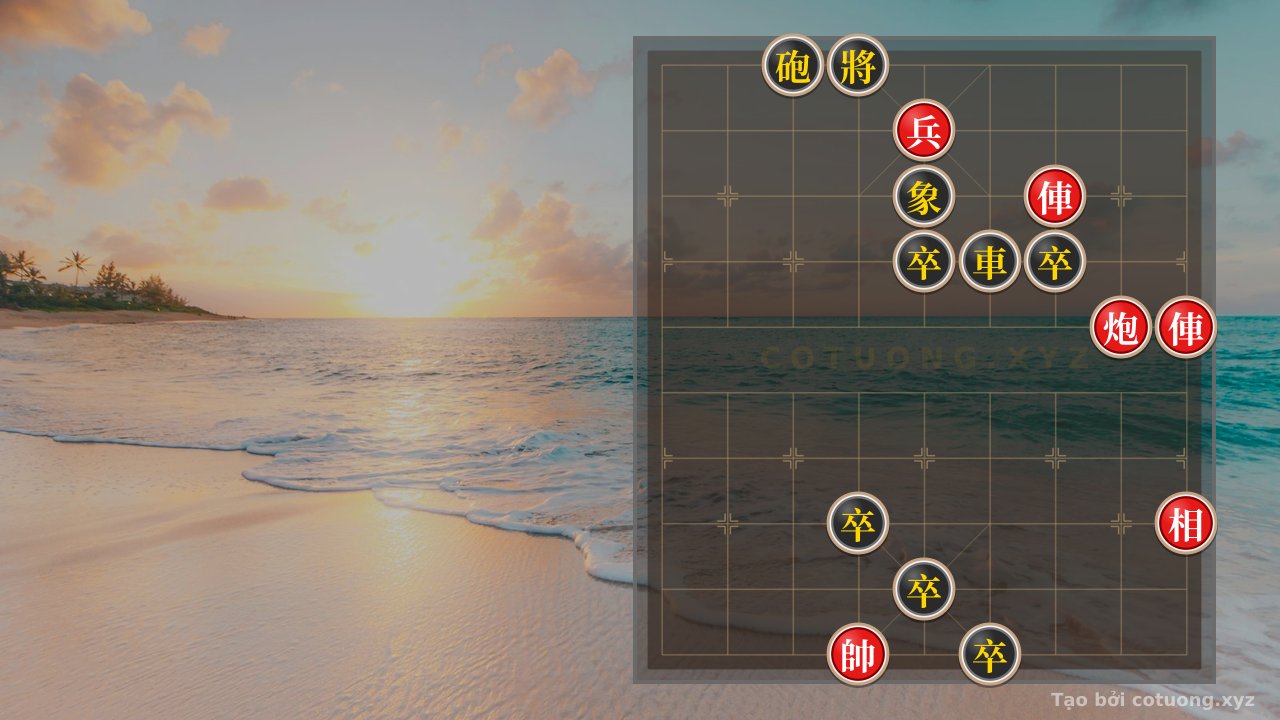 Thế cờ: MANDATORY MOVE: ROOK 8 - The Red General's Battle Begins with 'Double Blades' (Analysis of the Red's Active Strategy) — Cờ Tướng Online