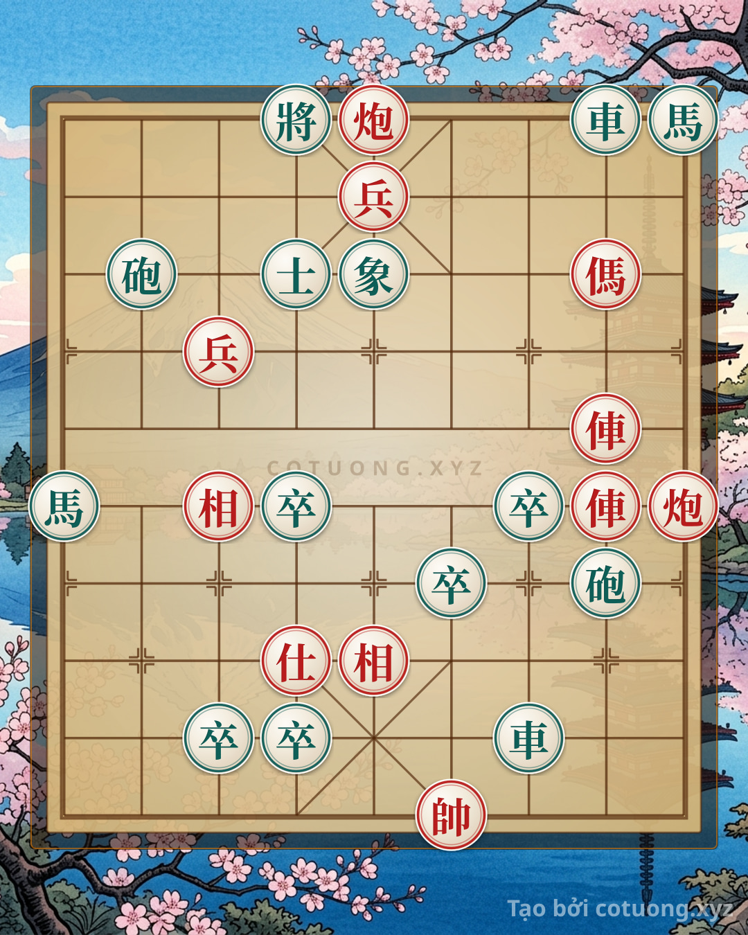 Challenge: The Secret of 'Empty Cannon Charge' - Winning Strategy with Rook Thrust and Twin Horses (Red Side Initiative) - Can you solve it?