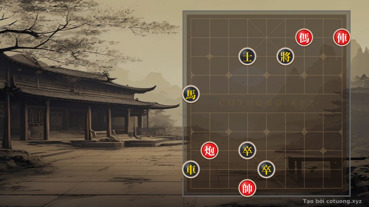 Thế cờ: Red Cannon Trap 8 – How to Defend Against the Red Chariot’s Thrust in Row 9 (Level 7/10) — Cờ Tướng Online