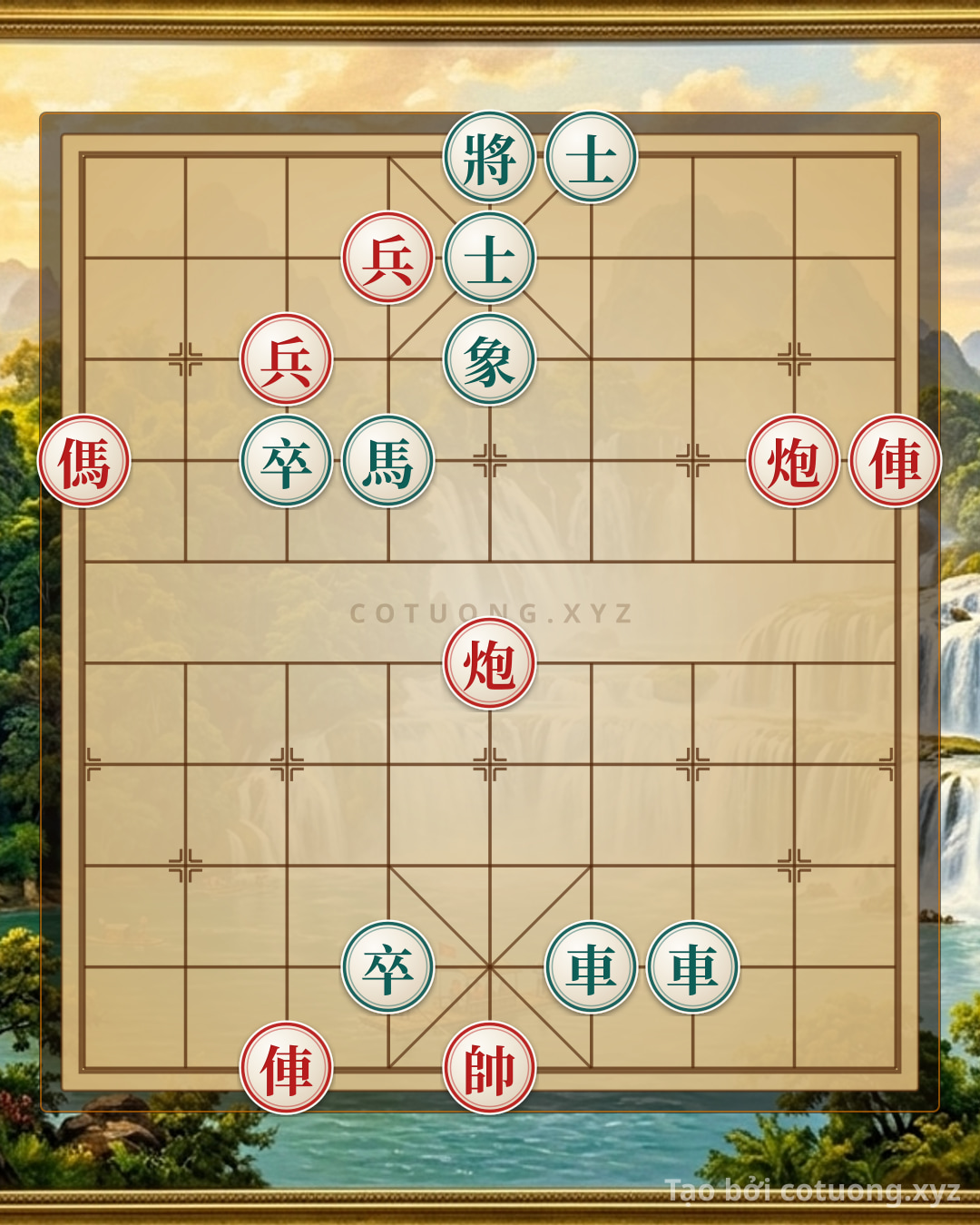 Challenge: Mastering Xiangqi: 2Rooks 2Cannons Horse 2Pawns vs. 2Rooks Horse 2Pawns 2Advisors Elephants - Rapid Checkmate Tactics - Can you solve it?