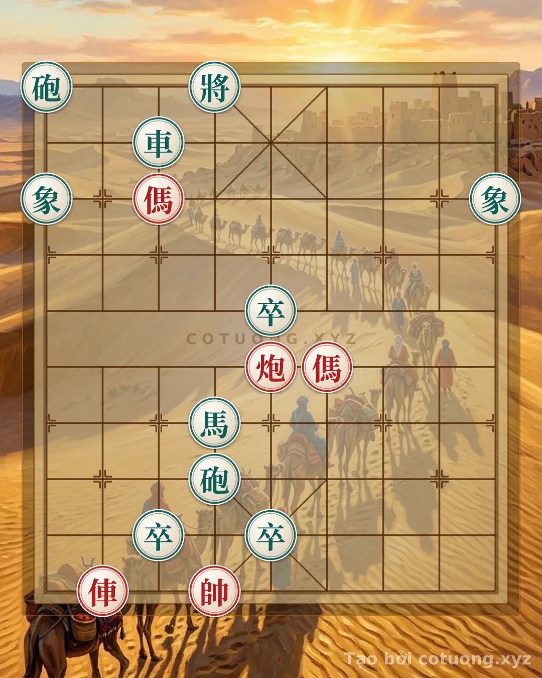 Challenge: THE FEELING OF THE RED HORSE'S FIRST MOVE – The Red Formation Is Blocked Like a Trapped Animal - Can you solve it?