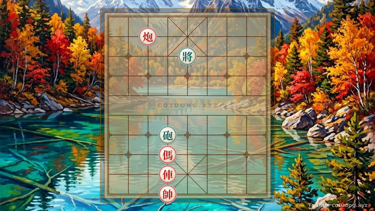 Thế cờ: Basic Xiangqi: Red Cannon, Chariot, and Horse Attacking the Black General - A Simple Yet Icy Strategy for Beginners — Cờ Tướng Online
