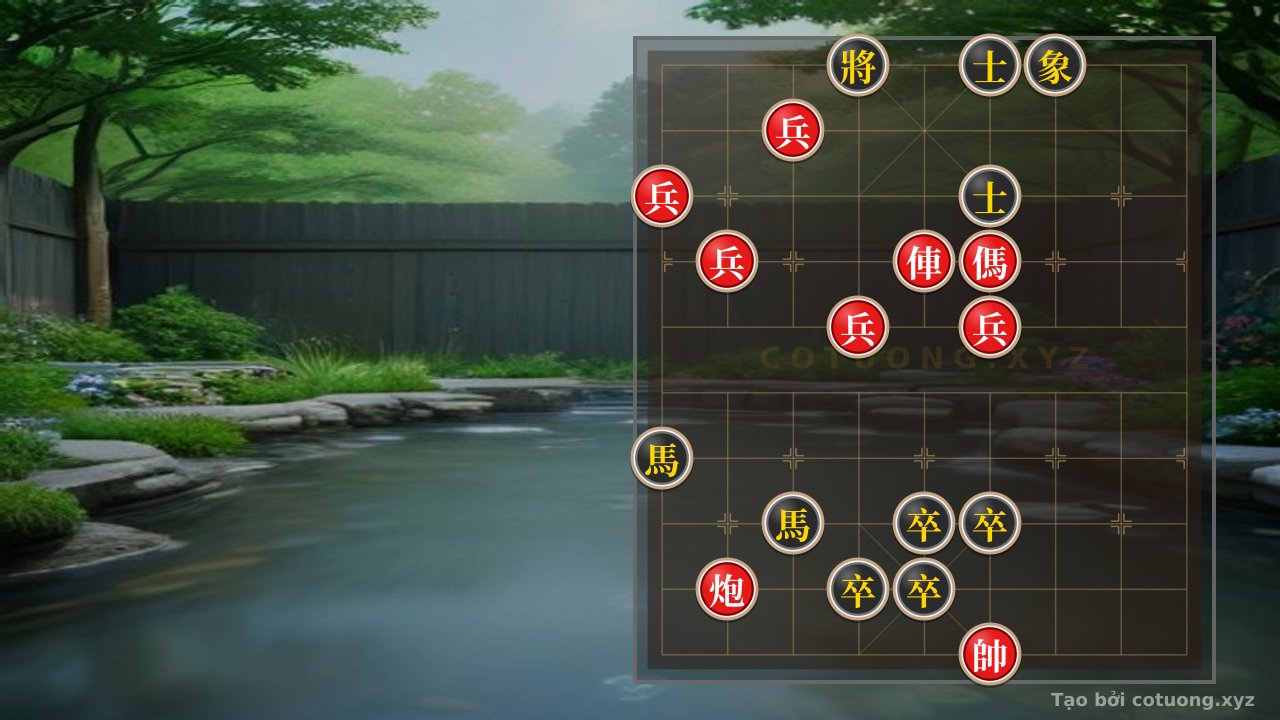 Thế cờ: Xiangqi: The Art of Breaking the Red General in 5 Moves — Cờ Tướng Online